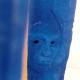 Schatten Blaugold, Ausschnitt, 1992, Holz, 400 x 40 x 4